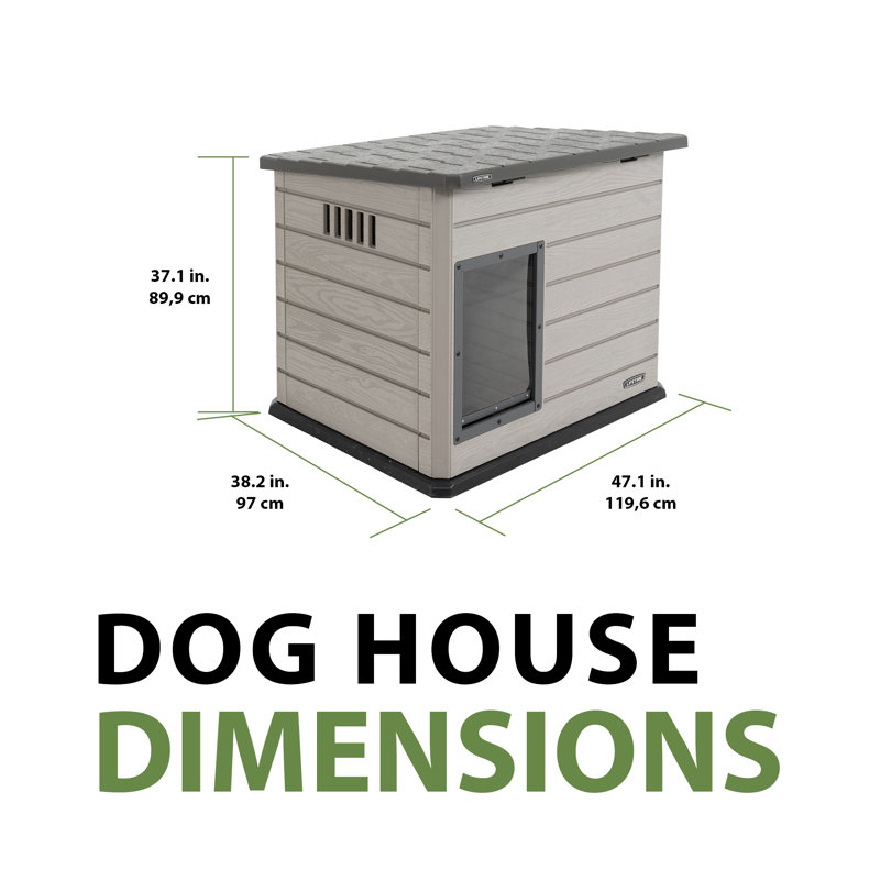Lifetime Deluxe Dog House & Reviews | Wayfair